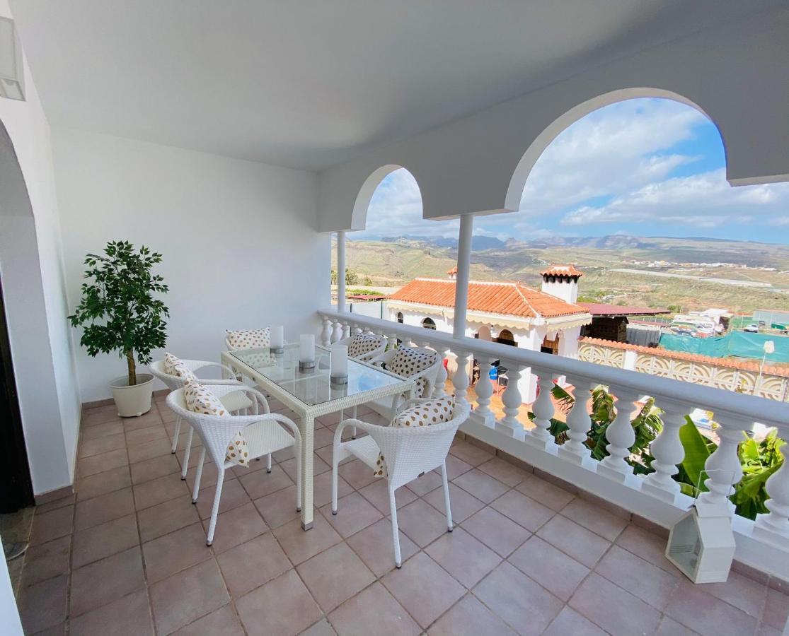 Villa Carolina With Private Pool Salobre  Bagian luar foto