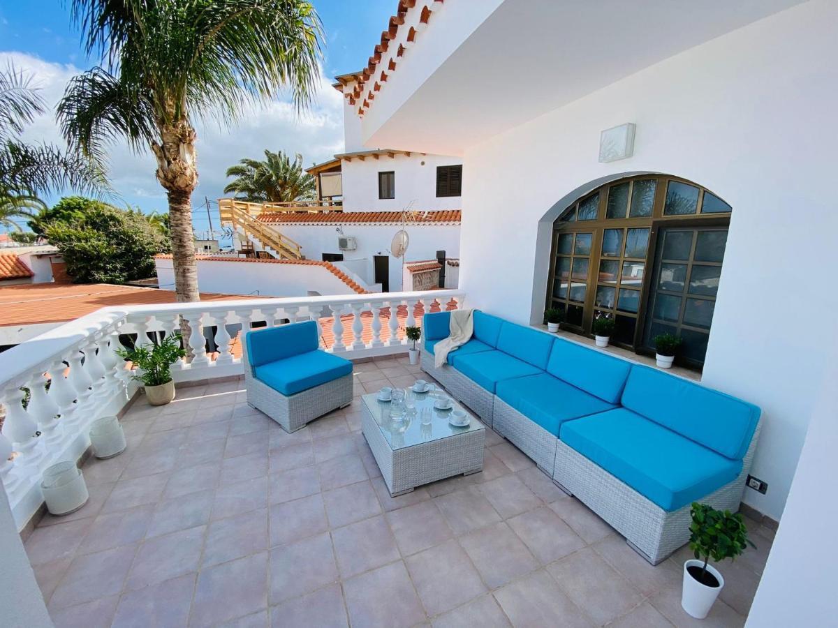 Villa Carolina With Private Pool Salobre  Bagian luar foto